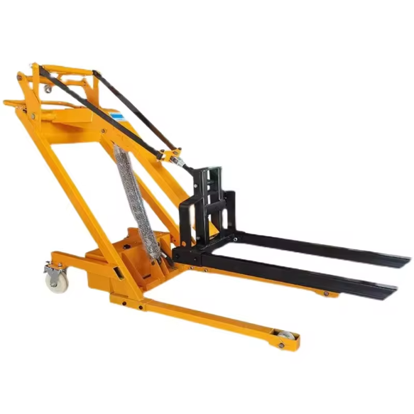 500Kg 1,5M Boom Telescopic Crane Forklift Truk Pallet Listrik Truk Forklift Kecil